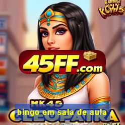 bingo em sala de aula